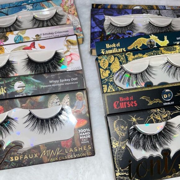 COPY - New Mixed Lot Of  Ioni Makeup 3D Faux Mink Lashes Eyeliner Lipliner Blush - Picture 3 of 13